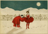 Pierrot & Pierette In Red Poster Print By Mary Evans / Peter & Dawn Cope Collection - Item # VARMEL10573153