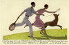 Exercising The Dog Poster Print By Mary Evans Picture Library/Peter & Dawn Cope Collection - Item # VARMEL10470179