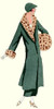 Woman In Green Coat By Jeanne Lanvin Poster Print By Mary Evans Picture Library - Item # VARMEL10537056