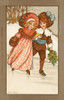 Christmas Children Skating By Florence Hardy Poster Print By Mary Evans/Peter & Dawn Cope Collection - Item # VARMEL10240236