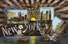 New York Souvenir Postcard Poster Print By Mary Evans / Grenville Collins Postcard Collection - Item # VARMEL10678662