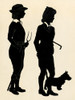 Land Girls - H L Oakley Silhouettes  Ww2 Poster Print By ®H L Oakley / Mary Evans - Item # VARMEL10636606