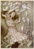 Alice:Cards Fly Up Poster Print By Mary Evans Picture Library/Arthur Rackham - Item # VARMEL10024484
