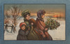 Two Women And A Child In A Snowy Landscape Poster Print By Mary Evans/Peter & Dawn Cope Collection - Item # VARMEL10406159