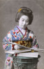 Japanese Geisha Looking Through A Picture Book Poster Print By Mary Evans / Grenville Collins Postcard Collection - Item # VARMEL11017948