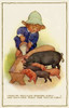 Feeding Pigs Poster Print By Mary Evans Picture Library/Peter & Dawn Cope Collection - Item # VARMEL10982072