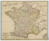 Map/Europe/France 1827 Poster Print By Mary Evans Picture Library - Item # VARMEL10113867
