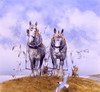 Shire Horses Pull The Plough Poster Print By Malcolm Greensmith ® Adrian Bradbury/Mary Evans - Item # VARMEL10271147