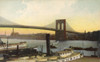 Brooklyn Bridge  New York City  Usa Poster Print By Mary Evans / Grenville Collins Postcard Collection - Item # VARMEL10504892