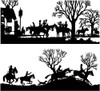 Silhouettes Of The Chase By H. L. Oakley Poster Print By ® Illustrated London News Ltd/Mary Evans - Item # VARMEL10475003