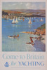 Advertisement  Come To Britain For Yachting Poster Print By Mary Evans Picture Library/Onslow Auctions Limited - Item # VARMEL11357385