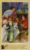 Merry Christmas  Bright New Year Poster Print By Mary Evans Picture Library/Peter & Dawn Cope Collection - Item # VARMEL10508454