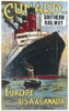 Cunard Travel Poster Poster Print By Mary Evans Picture Library/Onslow Auctions Limited - Item # VARMEL10240123