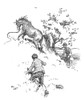 Illustration  Escaped Pony Poster Print By Mary Evans Picture Library - Item # VARMEL10956756