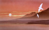 A Sunset Fantasy Landscape Poster Print By Malcolm Greensmith ® Adrian Bradbury/Mary Evans - Item # VARMEL10271321