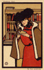 Woman In A Library Poster Print By Mary Evans Picture Library/Peter & Dawn Cope Collection - Item # VARMEL11045351