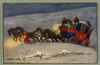 Christmas - A Coaching Scene Poster Print By Mary Evans Picture Library/Peter & Dawn Cope Collection - Item # VARMEL10470144