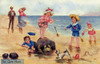Seashore. Hunting For Crabs Poster Print By Mary Evans Picture Library/Peter & Dawn Cope Collection - Item # VARMEL11066139