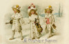 Children In Winter Attire Poster Print By Mary Evans Picture Library/Peter & Dawn Cope Collection - Item # VARMEL11045468