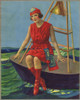 Sketch Of Girl In Bathing Suit  1918 Poster Print By Mary Evans / Jazz Age Club Collection - Item # VARMEL10509206