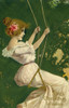 Girl On A Swing Poster Print By Mary Evans Picture Library/Peter & Dawn Cope Collection - Item # VARMEL10697848