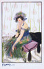 Glamour Art Deco Postcard  By Dolly Tree Poster Print By Mary Evans / Jazz Age Club Collection - Item # VARMEL10529133