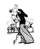 Sketch Of Couple Dancing To A Jazz Band  1920S Poster Print By Mary Evans / Jazz Age Club Collection - Item # VARMEL10509181