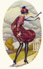 A Walk On A Windy Day Poster Print By Mary Evans Picture Library/Peter & Dawn Cope Collection - Item # VARMEL10582473