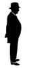 Silhouette Of A Man Poster Print By ®H L Oakley / Mary Evans - Item # VARMEL10503918