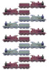 Repeating Pattern - Train / Steam Engine Poster Print By ® Mary Evans Picture Library - Item # VARMEL11094343