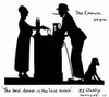 Silhouette Of Barmaid And Customer In A Pub Poster Print By ®H L Oakley / Mary Evans - Item # VARMEL10503978