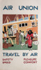 Poster  Air Union  Travel By Air Poster Print By ® Onslows Auctioneers / Mary Evans Picture Library - Item # VARMEL11053710