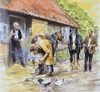 Blacksmith Shoeing A Horse Poster Print By Malcolm Greensmith ® Adrian Bradbury/Mary Evans - Item # VARMEL10271148