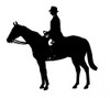Silhouette Of A Man On Horseback Poster Print By ®H L Oakley / Mary Evans - Item # VARMEL10644956
