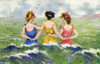 Bathing Beauties Poster Print By Mary Evans Picture Library/Peter & Dawn Cope Collection - Item # VARMEL11066147