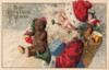 Santa With Toys Poster Print By Mary Evans Picture Library/Peter & Dawn Cope Collection - Item # VARMEL11045360