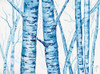 Cool Blue Forest Poster Print by Beverly Dyer - Item # VARPDXBDRC158A
