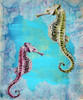 Seahorse Couple Poster Print by Boho Hue Studio Boho Hue Studio # BHSRC016B