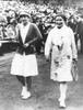 Helen Wills Moody And Elizabeth Ryan Leaving The Wimbledon Court After Their Finals Match. July 11 History - Item # VAREVCCSUB002CS531