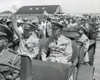 Generals Dwight Eisenhower And George Marshall Sitting In A Jeep At A Washington D.C. Airport. Eisenhower Is Waving And Smiling History - Item # VAREVCHISL038EC666