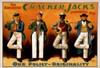Poster For Bob Manchester'S 'Cracker Jacks Everything New Vaudeville Troupe.' Depicted Actors Clearly Represent Different Ethnic Groups History - Item # VAREVCHISL007EC499