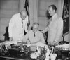 President Franklin Roosevelt Signs Court Reorganization Bill History - Item # VAREVCHISL035EC983