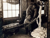 Cotton Mill. Boy At Warping Machine. Been There 2 Years. Clyde Cotton Mill History - Item # VAREVCHCDLCGBEC107