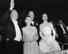 President Eisenhower And First Lady Mamie Greeting The Crowd At An Inaugural Ball. Jan. 21 History - Item # VAREVCHISL039EC092