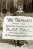 Suffragette Lucy Branham Protesting Alice Paul'S Arrest And Incarceration For Picketing The White House. Ca. Oct 1917 History - Item # VAREVCHCDLCGCEC635