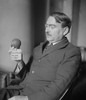 A Us Patent Office Official Holds The Patent Model Of An Early Baseball History - Item # VAREVCHISL002EC194