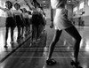 Tap Dancing Class In The Gymnasium At Iowa State College History - Item # VAREVCHCDLCGAEC833