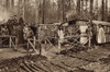 World War 1. German Officers' Huts In The Vosages Mountains Were Constructed With Logs. Germans Habitually Spent More Effort On Their Trenches And Field Quarters Than The French And British Armies. Ca. 1914-18. History - Item # VAREVCHISL034EC874