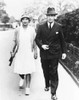 Helen Wills Moody Arrives At Wimbledon Courts With Her Husband History - Item # VAREVCCSUB002CS542