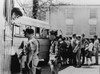 Resisting School Integration. White Students Boarding Buses For A Private School Established In Virginia Instead Of Attending The Racially Integrated Public Schools. 1961. History - Item # VAREVCHISL033EC713